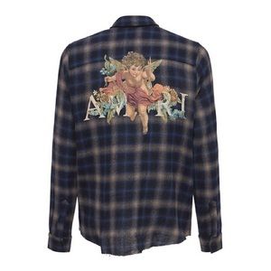 Amiri CHERUB WOOL FLANNEL SHIRT
